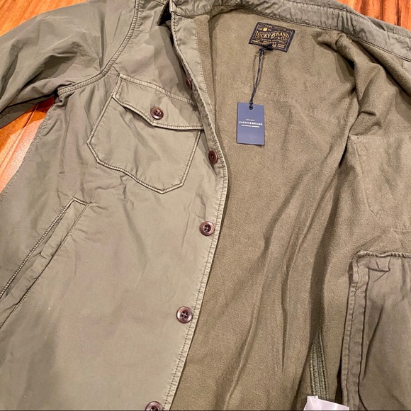 NWT Lucky Jeans Fleece Lined Jacket - Picture 4 of 5